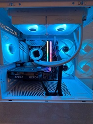 電競電腦 White Gaming PC Al-Ready Intel i5 13400f WIFi 32GB RAM DDR4 MSI RTX 4060 1TB Storage