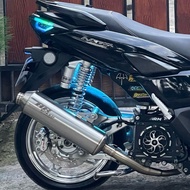 Standard racing exhaust, cool bass, inlet 38, nmax, aerox, vario, pcx, lex, etc., original hr speed 