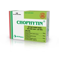Chophytin pills - Supports heat clearing and detoxification - Cools the liver and diuretic - Box of 