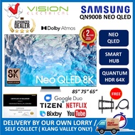 [Free Delivery + Basic Setup Klang Valley] SAMSUNG QA65QN900BKXXM 65" QN900B NEO QLED 8K Smart TV + Free HDMI + Bracket