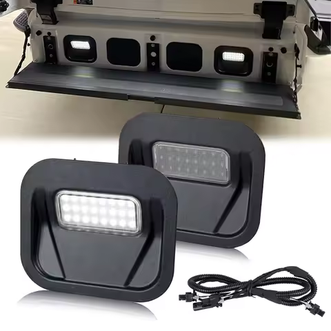 2Pcs LED Rear Tailgate Step Light Kit For GMC Sierra 1500 Chevy Silverado 1500 2500HD 3500HD 2020 20