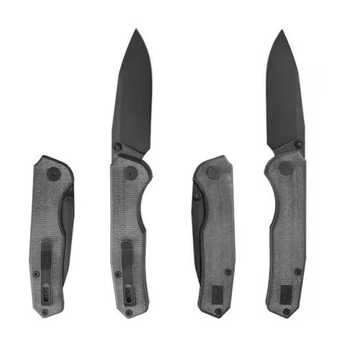 CMBMADEKNIVES Explorer Micarta Handle 14C28N Steel Camping Outdoors Pocket Folding Knife EDC CMB-18