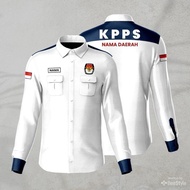 Seragam Kemeja Baju PDH PDL KPPS/PPS/PPK - KPU - PILKADA - PEMILU // Kemeja Custom bordir custom bor