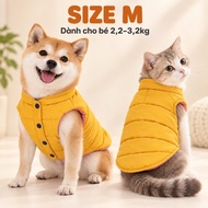 Gile Life Jacket to Keep Dogs and Cats Warm – Yellow Life JacketJacket Size M 2,2–3,2kg