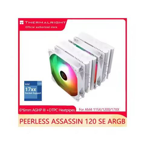 Thermalright PA120 SE 6 Heatpipes CPU Cooler AGHP Inverse Gravity PC Cooling Dual Fan Radiator For L