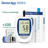 New Arrivals*Blood Glucose Meter Diabetes Monitor Full Set FREE 100 TEST STRIPS + 100 LANCETS q2Ht