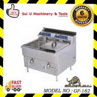 GOLDEN BULL GF-182 / GF-172 Stainless Steel Counter Top Gas Fryer (Double Tank)