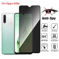 For Oppo A55s Anti Spy Privacy Tempered Glass Screen Protector Compatible For OppoA55s Full Cover Sc