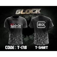 Summer hot-selling Glock design 3D printed T-shirt Fully sublimated T-shirt Comfortable, breathable 