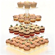 Clear Acrylic Cupcake Stand Square Cupcake Stand