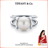 (New) Womens Fashion Ring s925 sterling silver HardWear series Pearl inlaid ring Valentines Day holi