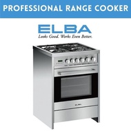 [Lowest Price] ELBA 56L PROFESSIONAL RANGE COOKER 4 BURNERS (ELECTRIC OVEN) [EPRC-A6456GE(SS)]