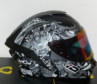 หมวกกันน็อค ID - ZRO หมวกกันน็อคเต็มใบ ทรงสปอร์ต มีแว่นกันแดดในตัว [ฟรี ชิลด์1ชิ้นในกล่อง]