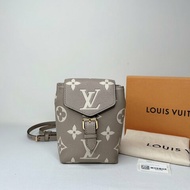 LV Tiny斑鳩灰迷你後背包