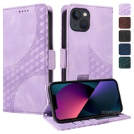 Luxury Leather Flip Wallet Embossed Case For Samsung Galaxy S25 Edge S25 ULTRA PLUS A07 A36 A56 A16 