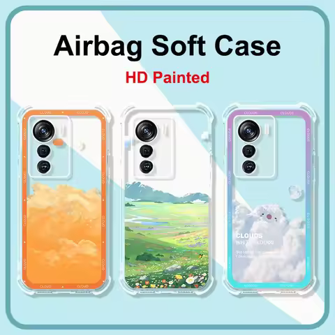 For ZTE Axon 50 Ultra Crystal Case For ZTE Axon 40 Pro AirBag Protect Matte Back Shell For Axon 30 U
