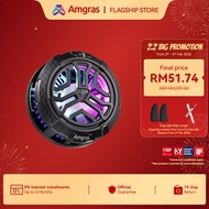 Amgras iceWorld Pro Phone Cooler gaming Mute Dissipate Fan Cooling Radiator Magnetic/Back-clip 2 in 