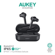 Aukey EP-K01 True Wireless Earbuds w Crystal Clear Calls, Long Playtime & Smart Touch Control (24 Mo