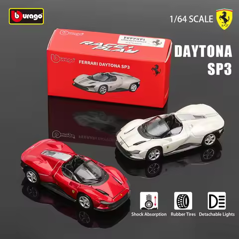 Bburago 1:64 genuine Ferrari SP3 SP1 458 ENZO F40 F12TDF SF90 car model series children's Christmas 