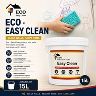 15L ECO - Easy Clean Emulsion Wall Paint, Water Based Paint, Cat Dinding Senang Bersih