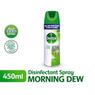 [WEST MALAYSIA ONLY]DETTOL ANTIBACTERIAL ALL IN ONE DISINFECTANT SPRAY (MORNING DEW) 450ML (EXP:06/2