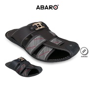 ABARO Men Aladdin Slippers Shoes Black | Brown ALL720A7 Selipar Lelaki/Kasut Lelaki