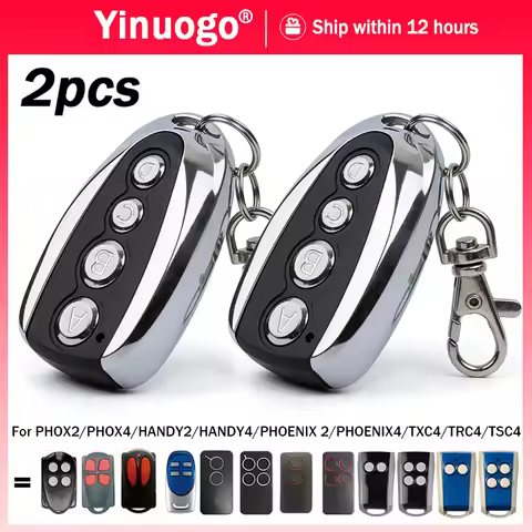 Work With PHOX PHOX2 PHOX4 HANDY HANDY2 HANDY4 PHOENIX2 PHOENIX4 TSC4 TRC4 TXC4 Garage/Gate Remote C