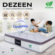 Ecolux Dezeen Hotel Grade Chiropractic Spring Mattress/Tilam - Queen/King/Single/Super Single (11")