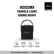 MARSHALL STOCKWELL II BLACK & BRASS - รับประกัน 1 ปี + ส่งฟรีทั่วไทย (ลำโพงบลูทูธพกพา ลำโพงพกพา ลำโพ