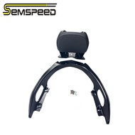 SEMSPEED Motorcycle Rear Backrest Luggage Rack Passenger Seat Back Rest Sissy Bar For Honda FORZA 35