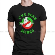 Cotton T-Shirt Ghostbusters 80s Horror Movies I Has Been Slimed Tshirt Homme Men's Streetwear Blusas