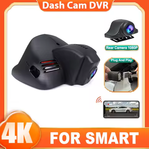 Car Video Recorder Night Vision UHD 4K 2160P DVR Dash Cam for Mercedes Benz Smart 453 for Smart fort