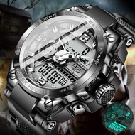 LIGE Men's Digital Watch Electronic Full calendar Chronograph Watch Sports Waterproof Quartz Watches + Original Box