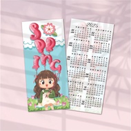 CALENDAR 2025/KALENDAR 2025 BOOKMARK / DOORGIFT / FREEGIFT / STUDENT / TEACHER