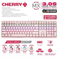Cherry MX 3.0S RGB Pink Mechanical Gaming Keyboard Full Keys MX3.0S RGB