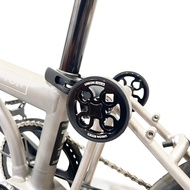 UnionJack 70mm 1pair easywheel for brompton folding bike Poker EZ wheel With Ti screw