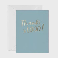 【Card Nest 】THANKS X1,000! (mini) 感謝卡 #M1044