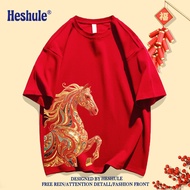 新年衣服 2026 HORSE 马年新年衣服 Unisex FAMILY SET TShirt Cotton Short Sleeve Baju Kids#9