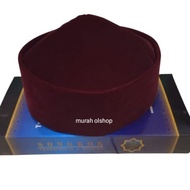 Cheng Ho Maroon Premium Songkok Cap