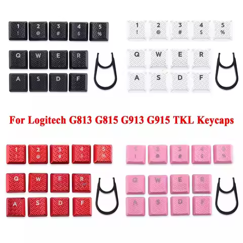 Low axis thread anti slip transparent keycaps suitable for Logitech G915 \ G913 TKL \ G815 \ G813 me