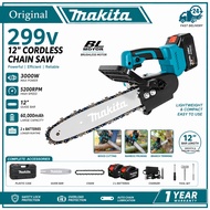 Makita cordless chainsaw 12' Electric Cordless Chainsaw Wood Cutter Gergaji Electric Saw Mesin Branc