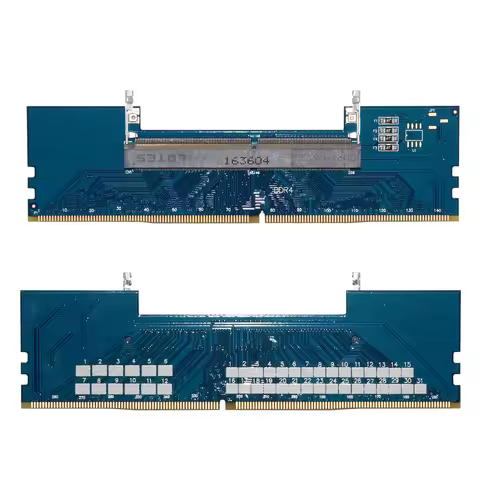 DDR4 Laptop SO-DIMM to Desktop Adapter Card Converter Memory RAM Connector Adapter 3200/2666/2400/21