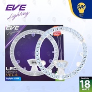 EVE แผงไฟ LED 18w. แสงขาว หลอดไฟ LED แผงไฟ LED หลอดไฟนีออนกลม แผงไฟ LED กลม แผงไฟแม่เหล็ก โคมซาลาเปา