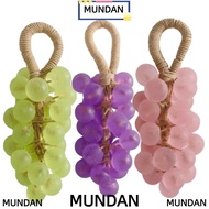 MUNDAN Grape Soap on a Rope, Whole Bunch DIY Grape Cluster Bar Crystal,   Handmade Grape Soap