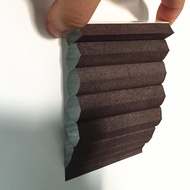 Inward-opening window curtains, inward-folding window honeycomb blinds, no-drill blinds, kitchen and