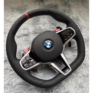 BMW F10 F30 CS Competition Sport Flat Bottom Steering Wheel with Airbags