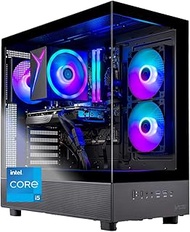 Skytech Gaming Azure 3 Gaming PC, Intel i5 14400F 2.5GHz, NVIDIA RTX 5060, 1TB NVMe SSD, 32GB DDR5 R