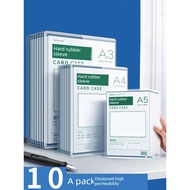 lanyard card lanyard card holder A a4 Hard Rubber Case Transparent Hard Card Case Plastic Thickened 