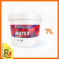 NIPPON PAINT Super Matex 9102 White 7L Emulsion Paints Ceiling Wall Paint Cat Siling Dinding Dalam R
