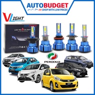 (FREE T10 LED) PERODUA Car LED Headlight Bulb Alza Axia Myvi Bezza Aruz Headlamp Mentol Lampu Depan 